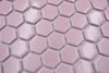 Rosa Pink Glänzend Hexagon Mosaikfliesen Wand Fliesen