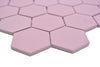 Rosa Pink Hexagon Anti-Rutsch Mosaikfliesen Rutschhemmend