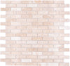 Rose Beige Selbstklebende Mosaikfliese Ziegel