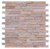 Rost Rot Brick Marmor Mauerverbandoptik Mosaikfliese