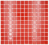 Rot Feuer Quadrat Crystal Mosaikfliese