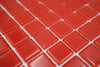 Rot Quadrat Crystal Mosaikfliese Kreative Wand Fliesen