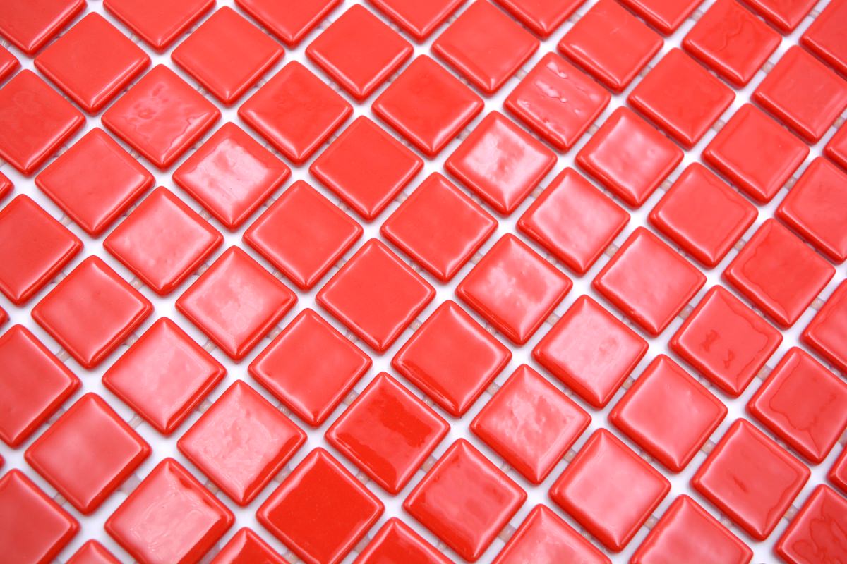 Rot Swimming Pool Mosaik Fliese