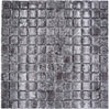Black Glasmosaik Fliese - 8 mm