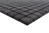 Royal Black Glasmosaik Fliese - 8 mm