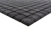 Royal Black Glasmosaik Fliese - 8 mm