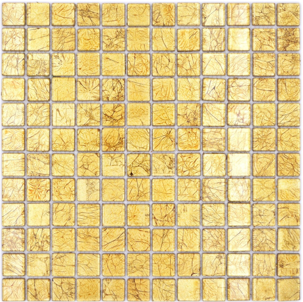 Royal Gold Glasmosaik Fliese