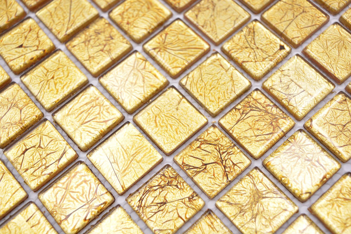 Royal Gold Glasmosaik Fliesen