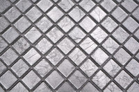 Royal Silber Glasmosaik Fliese