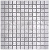 Royal Silber Glasmosaik Fliese - 4 mm