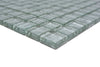 Royal Silber Glasmosaik Fliese - 8 mm