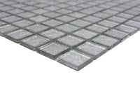 Silber Glasmosaik Fliesen