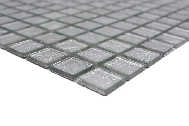 Silber Glasmosaik Fliesen