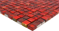 Ruby Red Glasmosaik Rote Mosaikfliese Bad & Küche Pattern Plättli