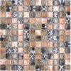Safari Mosaikfliese Braun Mix