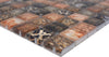 Safari Mosaikfliese Braun Mix Tier