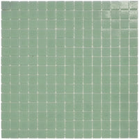 Salbei Grün Körnig Quadrat Glas Mosaik Fliese