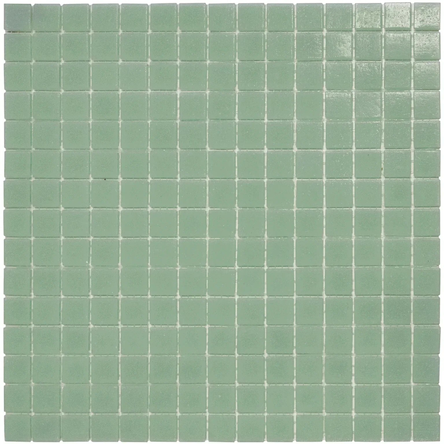 Salbei Grün Körnig Quadrat Glas Mosaik Fliese