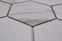 Sankt Moritz Keramik Hexagon Marmoroptik Mosaikfliese Schweiz