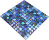 Saphir Blau Wildlife Glas Mosaikfliese Muster Mix