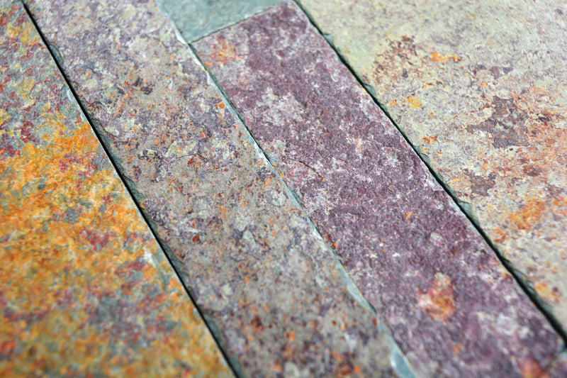 Schiefer Plättli Selbstklebend Basel Bunt