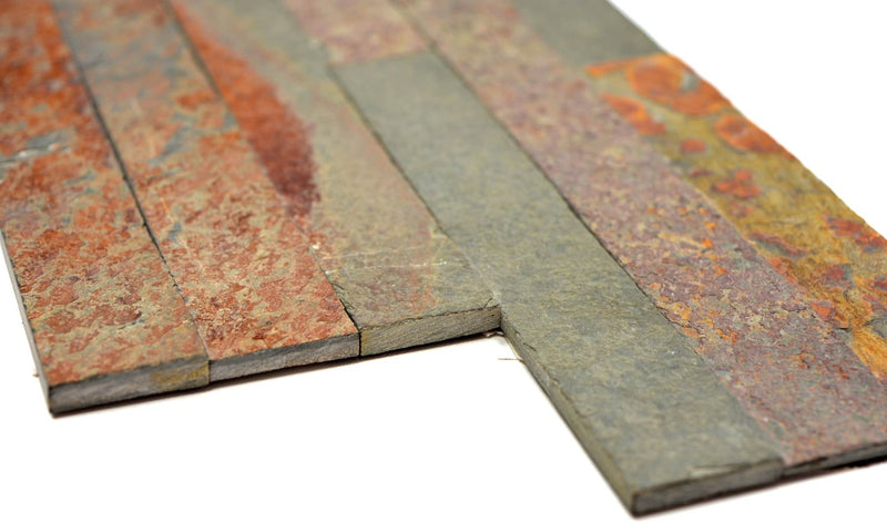 Schiefer Plättli Selbstklebend Basel Mix