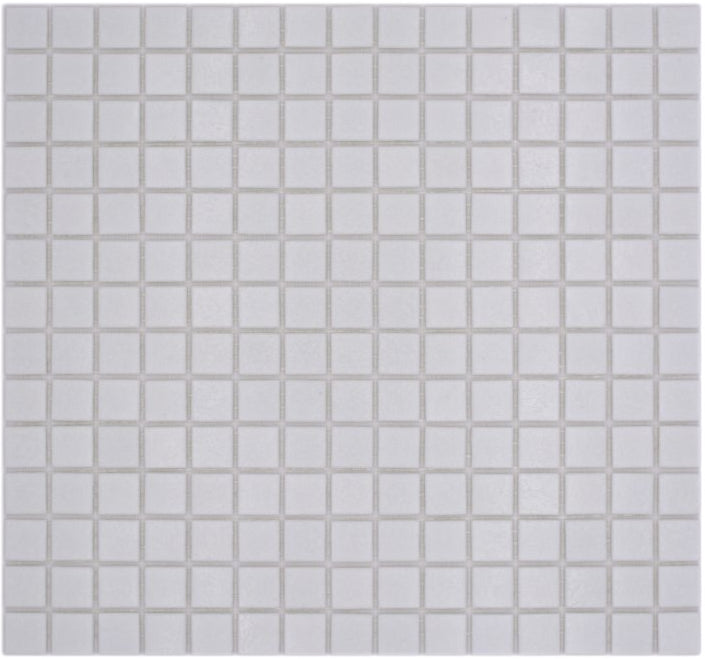 Schnee Weis Glas Mosaikfliese