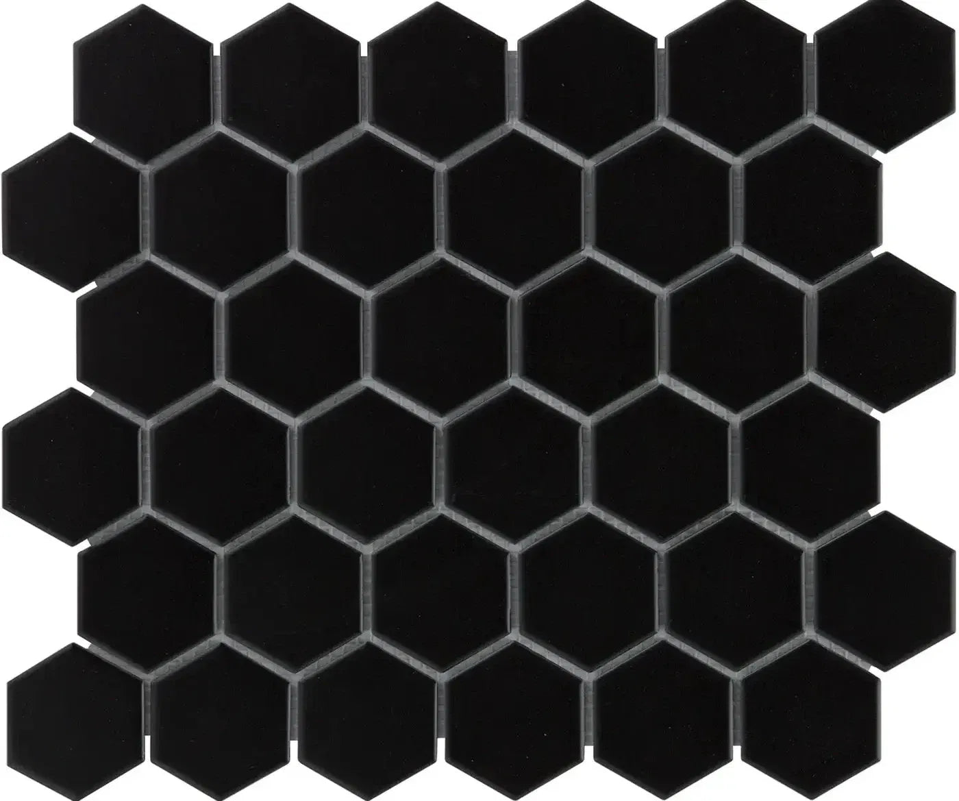 Schwarz Matt Porzellan Mosaik Fliese