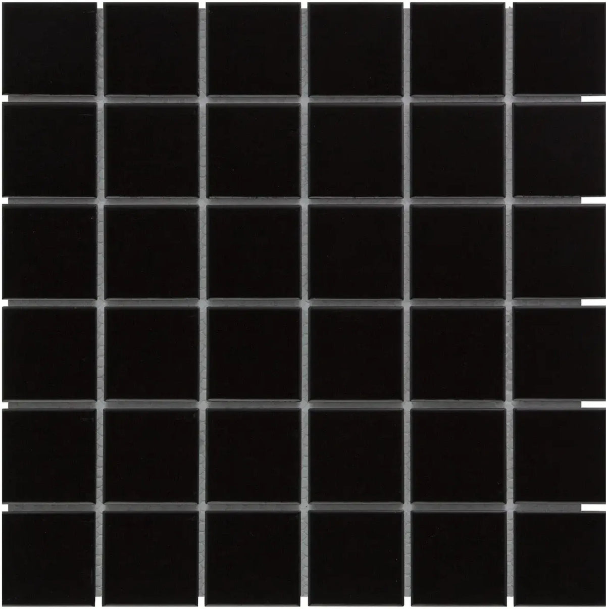 Schwarz Matt Quadrat Porzellan Mosaik Fliese