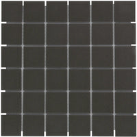 Schwarz Matt R11 Isabelle Quadrat Mosaik Fliese