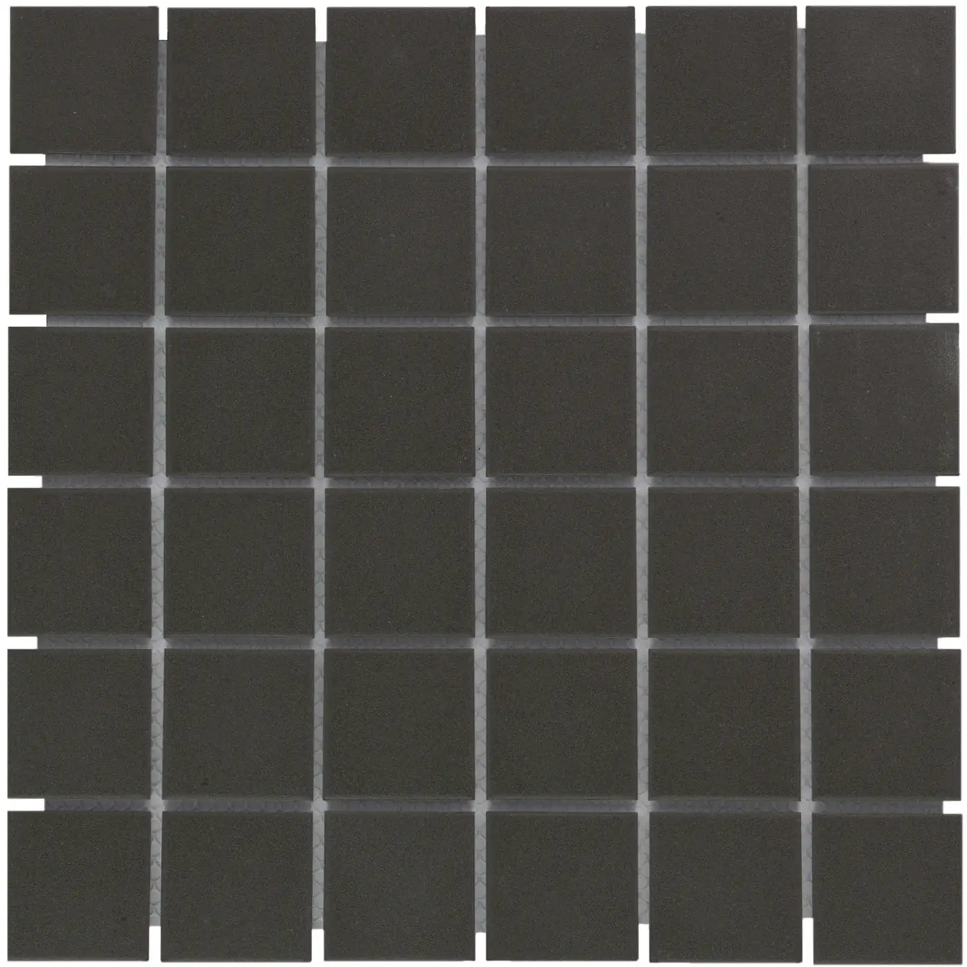 Schwarz Matt R11 Isabelle Quadrat Mosaik Fliese
