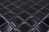 Schwarze Quadrat Mosaik Fliese