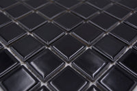 Schwarze Quadrat Mosaik Fliese