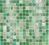 Sea Moos Glas Mosaikfliese Grün