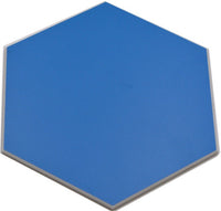 Selbstklebende Hexagon Fliese Blau