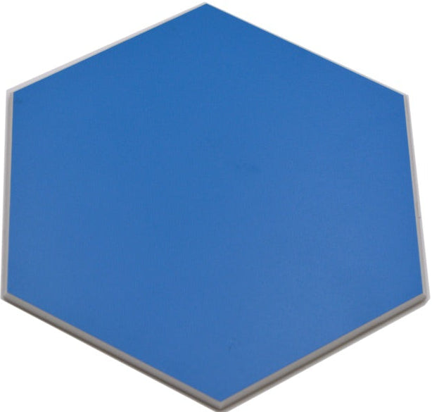 Selbstklebende Hexagon Fliese Blau