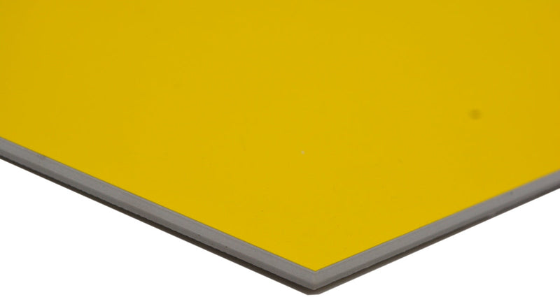 Selbstklebende Hexagon Fliese Gelb Plättli