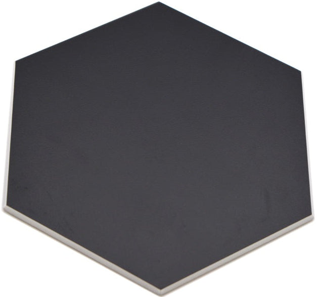 Selbstklebende Hexagon Fliese Schwarz