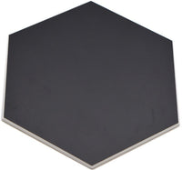 Selbstklebende Hexagon Fliese Schwarz