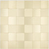 Selbstklebende Metall Mosaikfliese Gold Genf