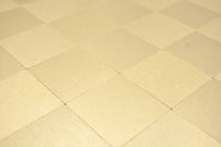 Selbstklebende Metall Mosaikfliese Gold Genf Quadratisch