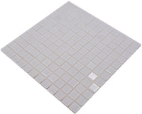 Selbstklebende Mosaikfliese Atlantic Weiss Glänzend