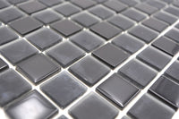 Selbstklebende Mosaikfliese Mitternachts Schwarz Wand Gestaltung