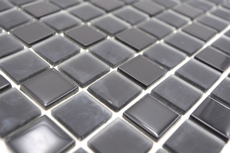 Selbstklebende Mosaikfliese Mitternachts Schwarz Wand Gestaltung