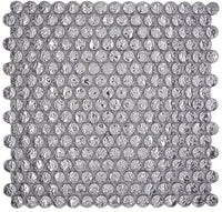 Silber Knopf Keramik Mosaikfliese