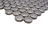 Silber Knopf Keramik Mosaikfliesen Plättli