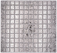 Silber Rausch Keramik Mosaikfliese
