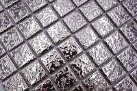 Silber Keramik Mosaikfliese