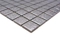Silber Keramik Mosaikfliesen