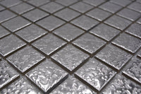 Silber Keramik Mosaikfliese Plättli